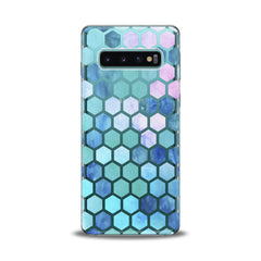 Lex Altern Blue Honeycomb Samsung Galaxy Case