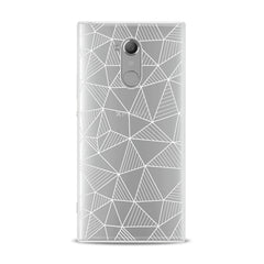 Lex Altern TPU Silicone Sony Xperia Case Triangle Geometry