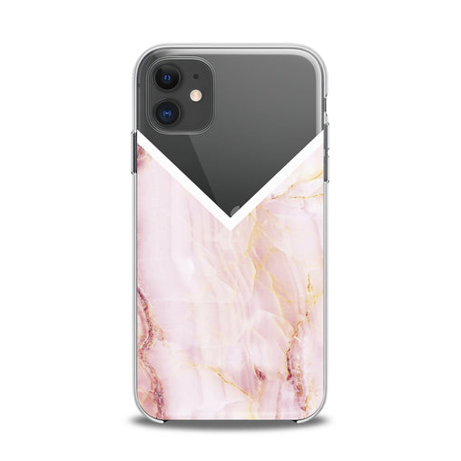 Lex Altern TPU Silicone iPhone Case Pink Marble