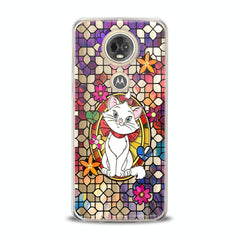 Lex Altern TPU Silicone Motorola Case Adorable White Cat