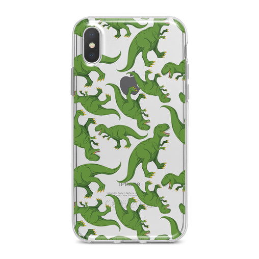 Lex Altern Green Dinosaurs Phone Case for your iPhone & Android phone.