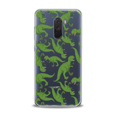 Lex Altern TPU Silicone Xiaomi Redmi Mi Case Green Dinosaurs
