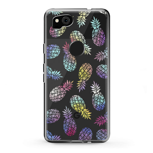 Lex Altern Google Pixel Case Colorful Pineapple