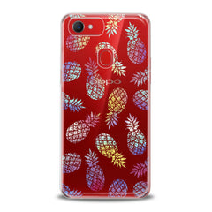 Lex Altern TPU Silicone Oppo Case Colorful Pineapple