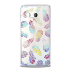Lex Altern TPU Silicone HTC Case Colorful Pineapple