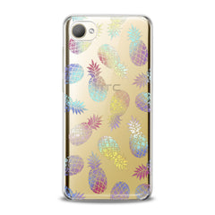 Lex Altern TPU Silicone HTC Case Colorful Pineapple