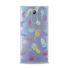 Lex Altern TPU Silicone Sony Xperia Case Colorful Pineapple