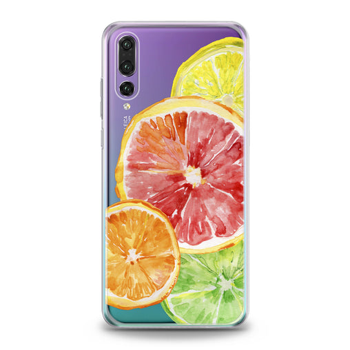Lex Altern Colored Citruses Huawei Honor Case