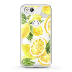Lex Altern TPU Silicone Google Pixel Case Bright Lemons