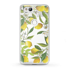 Lex Altern TPU Silicone Google Pixel Case Blossom Lemons