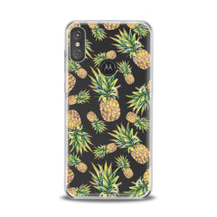 Lex Altern TPU Silicone Motorola Case Realistic Pineapple