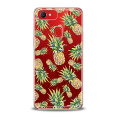 Lex Altern TPU Silicone Oppo Case Realistic Pineapple