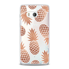 Lex Altern TPU Silicone HTC Case Graphic Pineapple