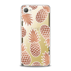 Lex Altern TPU Silicone HTC Case Graphic Pineapple