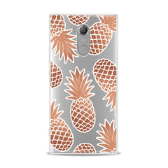 Lex Altern TPU Silicone Sony Xperia Case Graphic Pineapple
