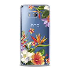 Lex Altern TPU Silicone HTC Case Colorful Flowers Art