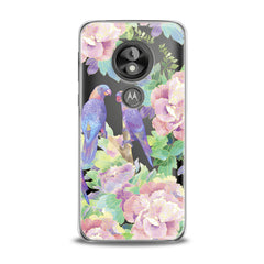 Lex Altern TPU Silicone Phone Case Purple Parrots