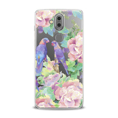 Lex Altern TPU Silicone Phone Case Purple Parrots