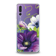 Lex Altern Purple Flower Huawei Honor Case