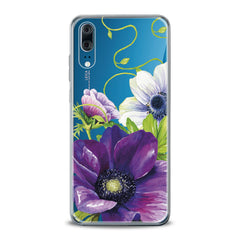 Lex Altern TPU Silicone Huawei Honor Case Purple Flower
