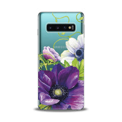 Lex Altern TPU Silicone Samsung Galaxy Case Purple Flower