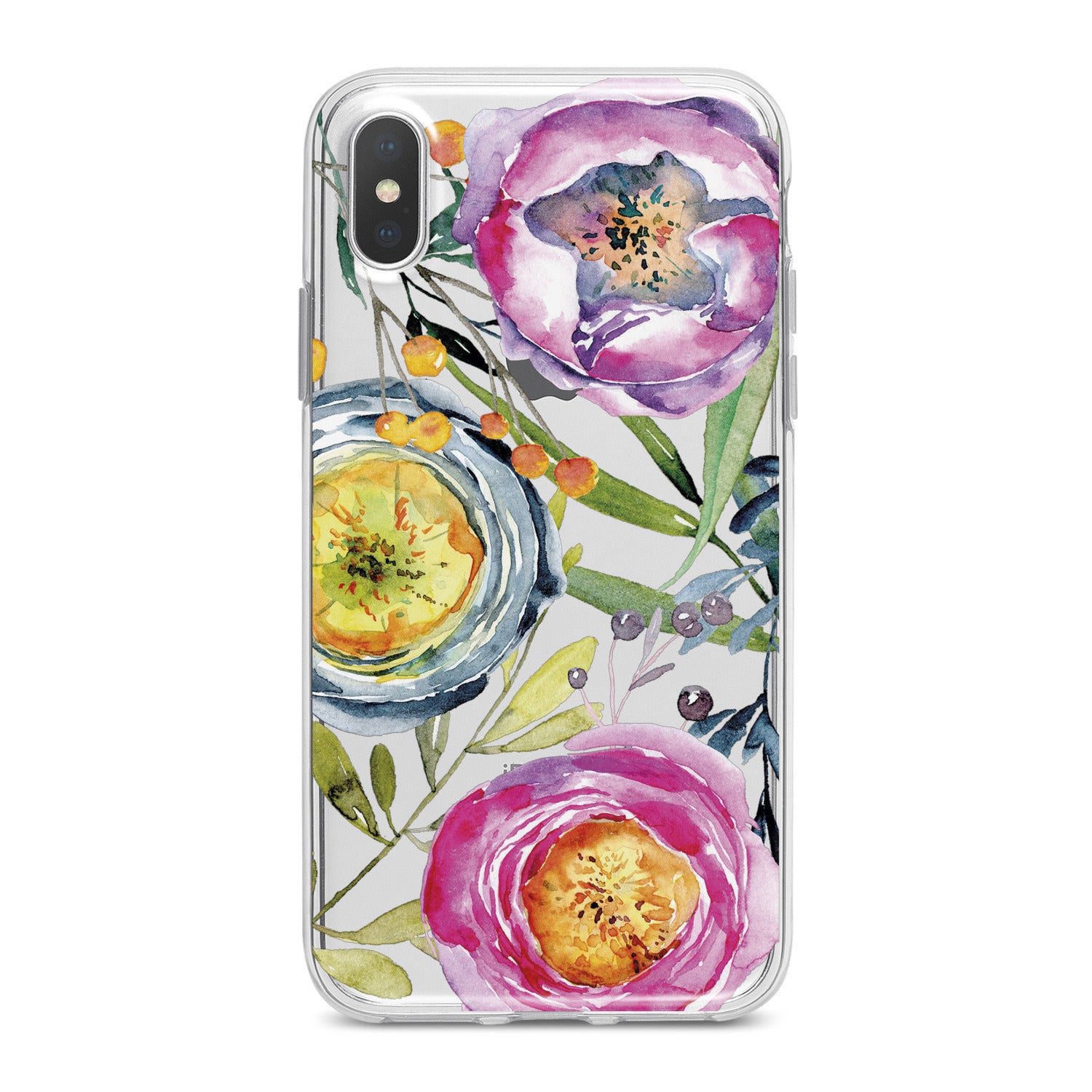 Lex Altern Colorful Tea Rose Phone Case for your iPhone & Android phone.