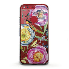 Lex Altern TPU Silicone Phone Case Colorful Tea Rose