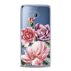 Lex Altern TPU Silicone HTC Case Colorful Floral Bouquet