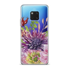 Lex Altern TPU Silicone Huawei Honor Case Purple Сhrysanthemum