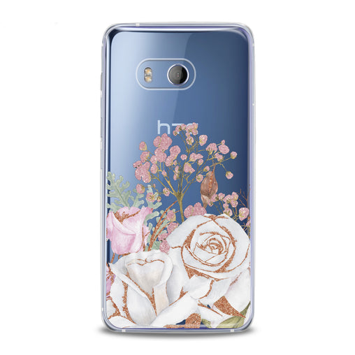 Lex Altern White Rose Pattern HTC Case