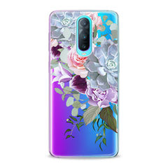 Lex Altern TPU Silicone Oppo Case Purple Floral Pattern