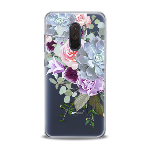 Lex Altern Purple Floral Pattern Xiaomi Redmi Mi Case