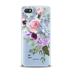 Lex Altern TPU Silicone Xiaomi Redmi Mi Case Purple Floral Pattern