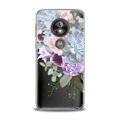 Lex Altern TPU Silicone Phone Case Purple Floral Pattern