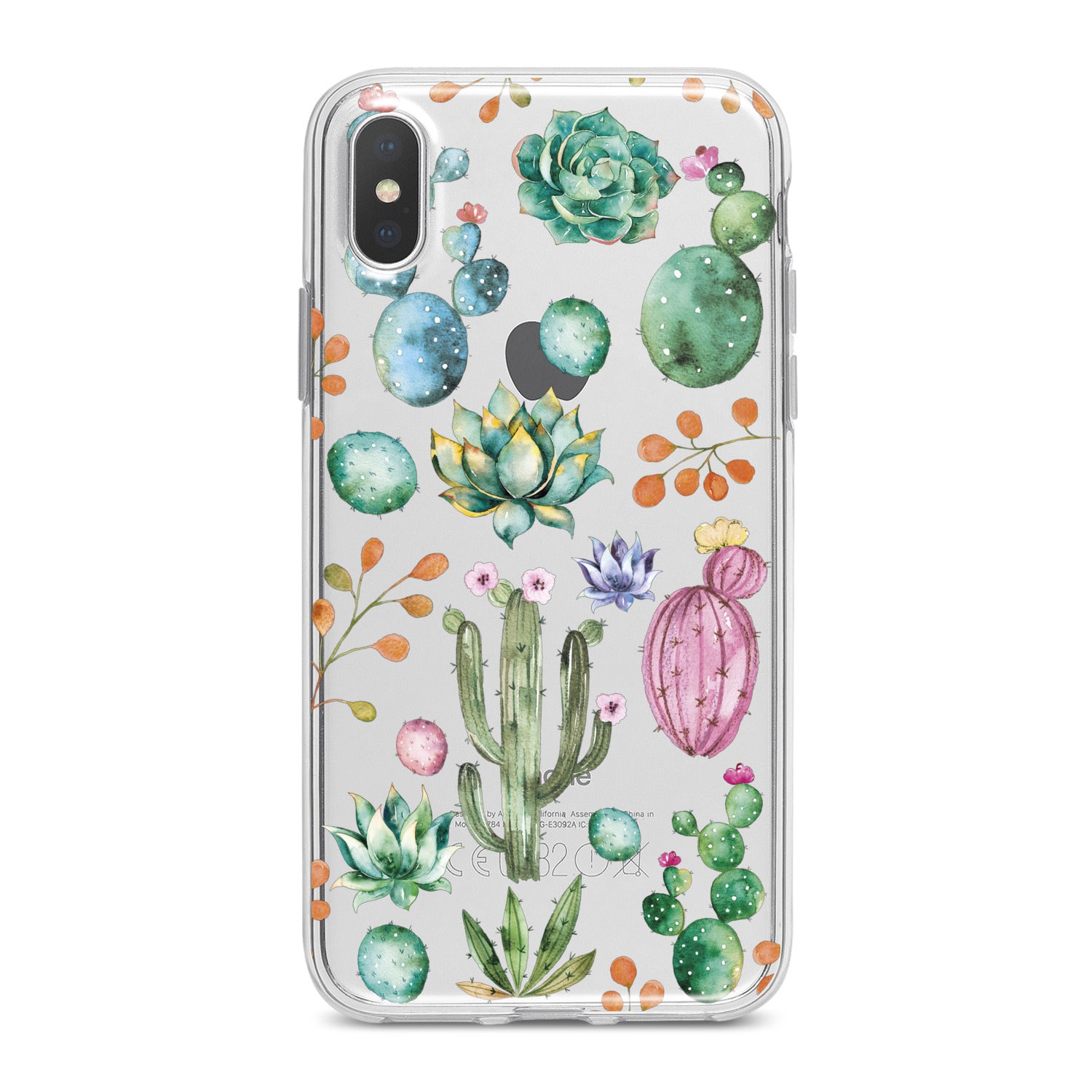 Lex Altern Green Cactuses Phone Case for your iPhone & Android phone.