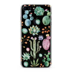 Lex Altern TPU Silicone Phone Case Green Cactuses