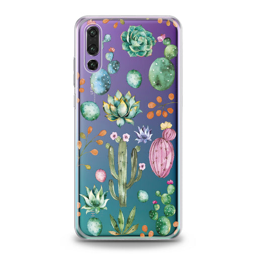 Lex Altern Green Cactuses Huawei Honor Case