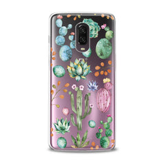 Lex Altern TPU Silicone OnePlus Case Green Cactuses
