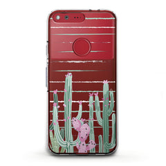 Lex Altern TPU Silicone Google Pixel Case Cactus Blossom