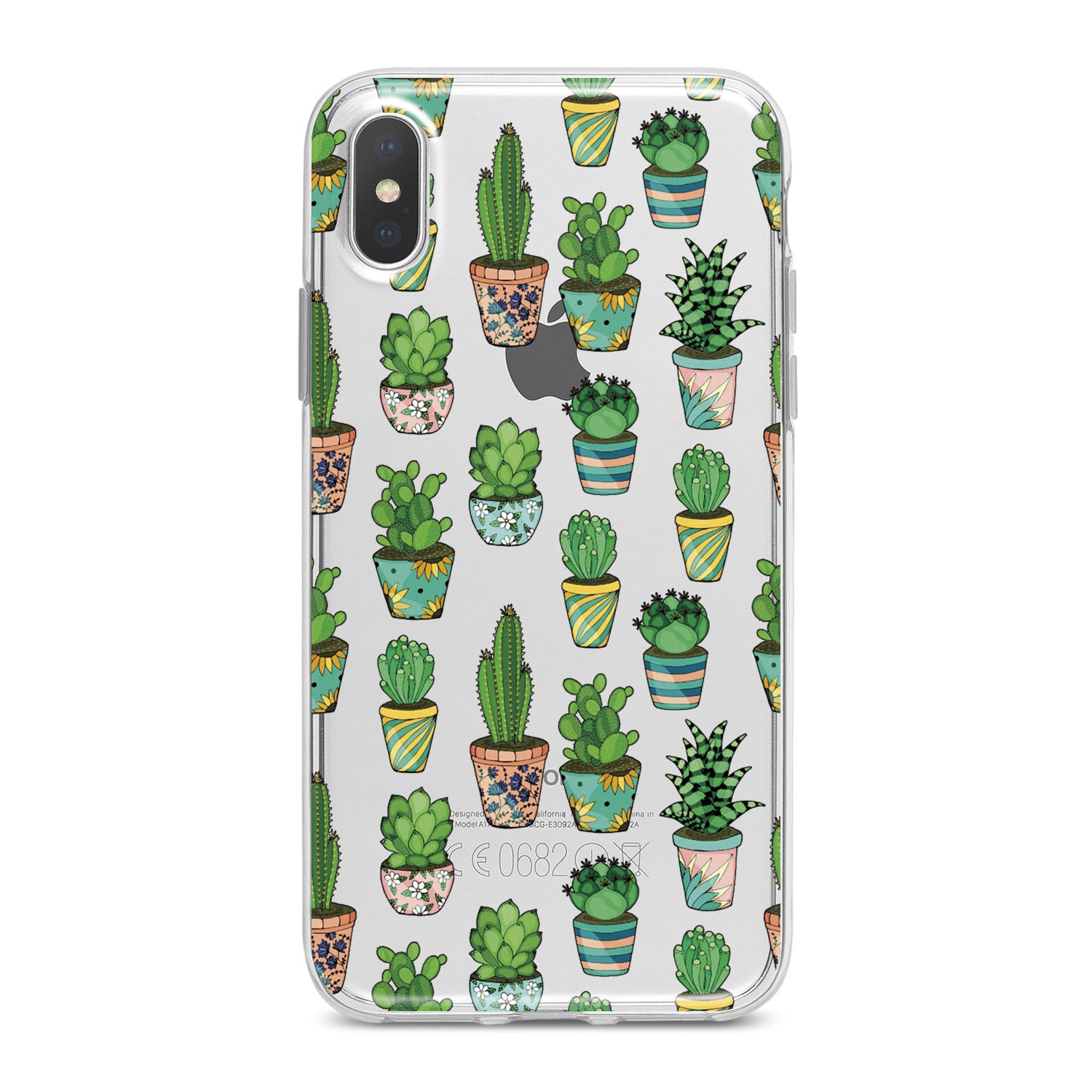 Lex Altern Decorative Cactuses Phone Case for your iPhone & Android phone.