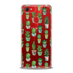 Lex Altern TPU Silicone Oppo Case Decorative Cactuses