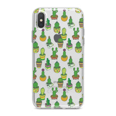 Lex Altern Cute Green Cactuses Phone Case for your iPhone & Android phone.