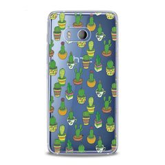 Lex Altern TPU Silicone HTC Case Cute Green Cactuses