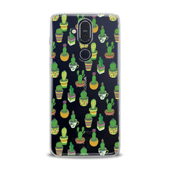 Lex Altern TPU Silicone Nokia Case Cute Green Cactuses
