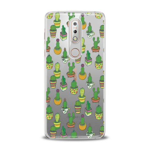 Lex Altern Cute Green Cactuses Nokia Case