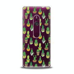 Lex Altern TPU Silicone Sony Xperia Case Cute Green Cactuses