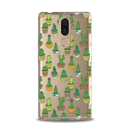 Lex Altern Cute Green Cactuses Lenovo Case