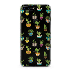 Lex Altern TPU Silicone Phone Case Painted Cactuses