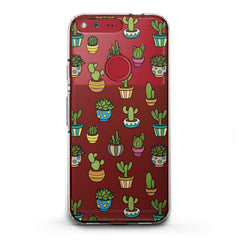 Lex Altern TPU Silicone Phone Case Painted Cactuses