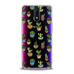 Lex Altern TPU Silicone Oppo Case Painted Cactuses